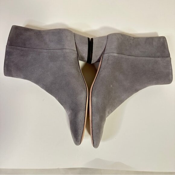Vince Rockville Grey Suede Womens Bootie, Sz 8.5M Preowned Perfect Condition - Picture 3 of 8